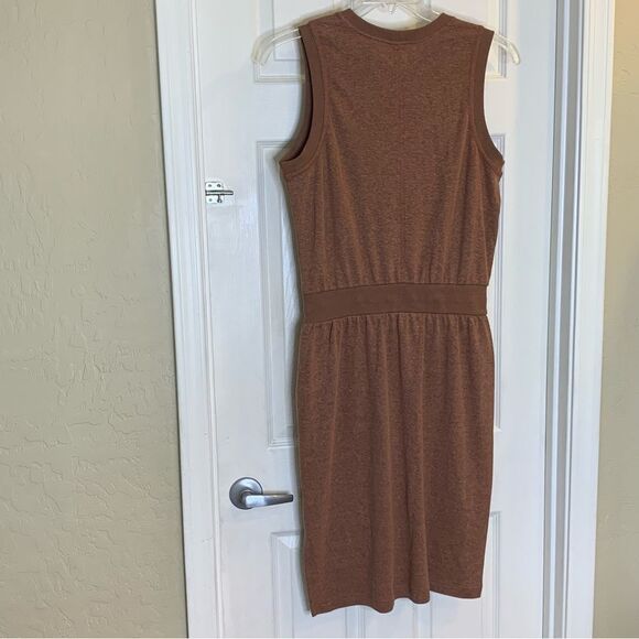 Prana Cozy Up Beach Hopper Dress Terra Heather Size Medium - Picture 6 of 12